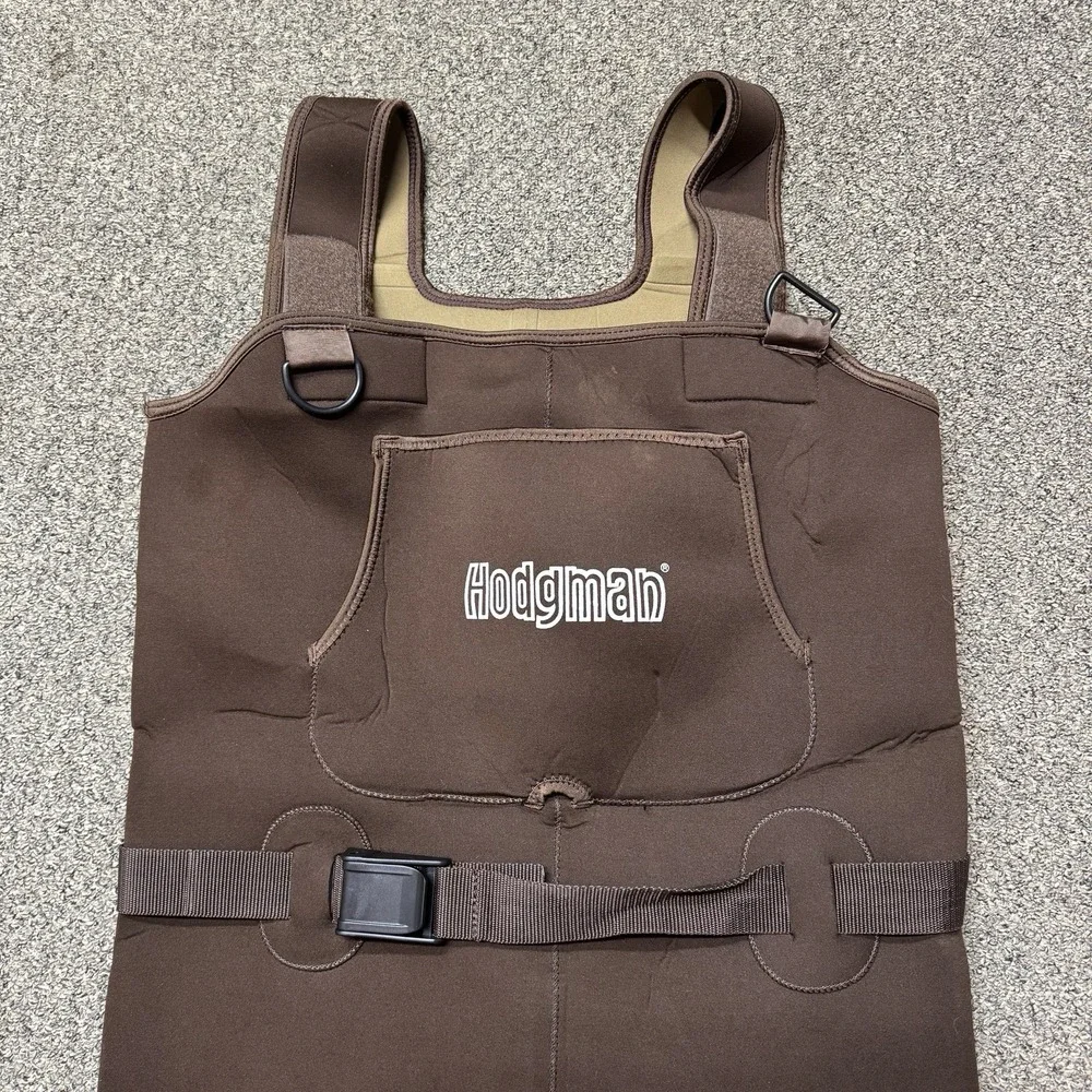 Hodgman Caster Neoprene Stockingfoot Chest Waders Brown Fly Fishing Mens M/S
